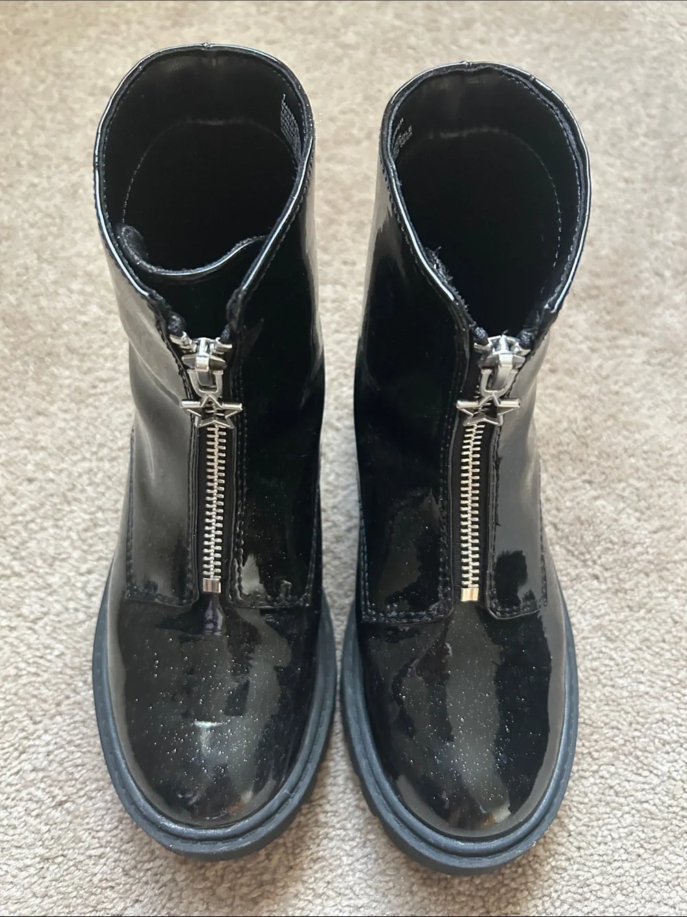 Girls Sparkle Art Class Zip up Boots